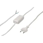 Max Hauri AG TDLF-Netzkabel H03VVH2-F2x0.75 Typ 26 mit universal Schnurdimmer