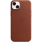 Apple Original iPhone 14 Plus Hülle - Echtes Leder - Backcover/Hard Case - Braun