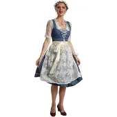 Dressforfun Faschingskostüm Midi-Dirndl Kleinwalsertal Modell 2 – Damen – Größe S