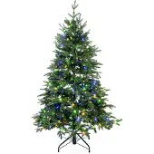 Evergreen künstlicher Weihnachtsbaum Sherwood Fichte grün 150 cm mit Lichterkette
