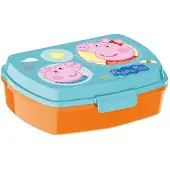 Pipsa Possu Brotdose Having Fun, Blau/Orange