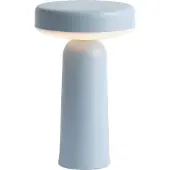 Muuto Ease Portable Tischleuchte Light Blue - , dimmbar, Blau, für Wohnzimmer, Kunststoff