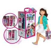Klein Puppenkleiderschrank "Barbie Schrankkoffer"