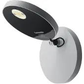 Artemide Demetra Spotlight LED-Wandlampe, 3.000 K, weiß - , Demetra Spotlight, Weiß, für Wohnzimmer, Metall, Design
