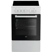 Beko FSS 57000 GW Standherd A 50cm Glaskeramik 60L Timer Easy Clean