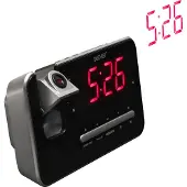 Denver Radiowecker mit Projektion - Digitaler Wecker - FM-Radio - Doppelalarm - CRP618 - Schwarz