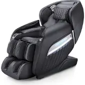Naipo Massagesessel Shiatsu Massagestuhl Zero Gravity für Ganzkörper, mit Heizung, SL Track, Klopfen, Kneten, Luft-Massage-System, USB, Bluetooth 3D Surround Sound Musik, Für Zuhause und Büro, Schwarz
