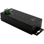 EXSYS EX-1144HMVS, USB 3.2 Gen 1 (3.1 Gen 1) Type-C, USB 3.2 Gen 1 (3.1 Gen 1) Type-C, Schwarz, Metall