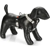 Karlie Art Sportiv Premium Y-Geschirr - Hundegeschirre - Nylon - Grau - 53-65x2,5 cm