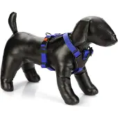 Karlie Art Sportiv Premium Y-Geschirr - Hundegeschirre - Nylon - Blau - 53-65x2,5 cm