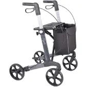 Rehasense Router M Leichtgewicht Rollator grau 1 St