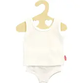 Heless Puppenunterwäsche und -shirt Weiss, 35-45 cm