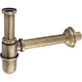 Sapho RETRO Waschtisch-Siphon 5/4", Abfluss 32mm, Bronze