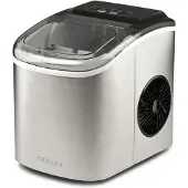 G3 Ferrari ARTIKO Tragbare Eismaschine 12 kg/24 h Schwarz und Edelstahl