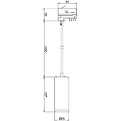 Deko-light 3-Phasen-Pendelleuchte Lucea 10W 3000/4000K Schwarz