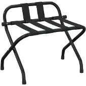vidaXL Gepäckablage mit Rückenlehne Schwarz 56x39x52 cm