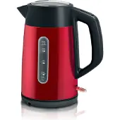 Bosch TWK4P434, 1,7 l, 2400 W, Schwarz, Rot, Edelstahl, Wasserstandsanzeige, Überhitzungsschutz