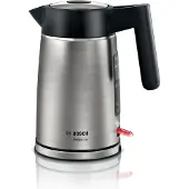 Bosch TWK5P480, 1,7 l, 2400 W, Schwarz, Edelstahl, Edelstahl, Wasserstandsanzeige, Überhitzungsschutz