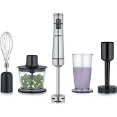 Severin SM 3775, Pürierstab, 0,7 l, 100 W, Schwarz, Edelstahl