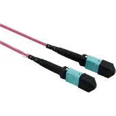 Value MPO-Trunk-Kabel 50/125µm OM4, MPO/MPO, TYPE A, violett, 10 m