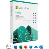 Microsoft 365 Family | 12 Monate | 6 Benutzer | Windows, Mac, Android und iOS