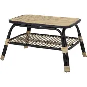 Bloomingville Blooming Ville Loue Beistell Tisch | Schwarz | Rattan | 82051711