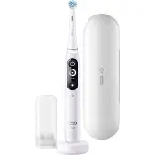 Oral-B iO 4210201362982, Erwachsener, Rotierende Zahnbürste, Tägliche Pflege, Tiefenreinigung, Zahnfleischpflege, Sensibel, Whitening, Weiß, Weiß, Rund