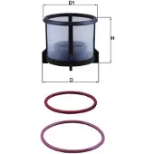 MAHLE ORIGINAL Kraftstofffilter KX 72D2 für Mercedes-Benz Vario Triebkopf