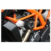 GSG Mototechnik GSG STURZPAD-SATZ DUO, KIT SILBER YAMAHA YZF 750 R 93-98 Silber