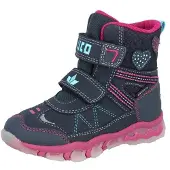 GEKA Glitter- Blinker Mädchen Stiefel in Blau, Größe 29