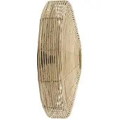 Light & Living Wandleuchte Mataka – Ø 60 cm – Geflochtenes Rattan in Natur/Braun – Moderne runde Wandleuchte für stimmungsvolle Lichteffekte – Ohne Leuchtmittel – E27-Fassung