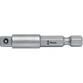 Wera 05050220001, Sechskantschaft, 25,4 / 4 mm (1 / 4"), Sechskantschaft, 9,53 mm (0.375"), 1 Stück(e), 100 mm