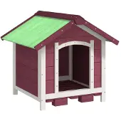vidaXL Hundehütte Mokka 65x65x61,5 cm Massivholz Kiefer