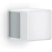 Steinel L 835 SC Sensor-Außenwandlampe silber SC, dimmbar, alu / grau / zink, Kunststoff, Modern, Smart Home Wandleuchte außen
