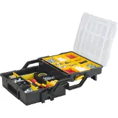 Stanley Organizer Sortmaster Multilevel, Kasten für Kleinteile, Kunststoff, Schwarz, Transparent, 400 mm, 420 mm, 315 mm