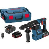 Bosch Akku-Bohrhammer mit SDS plus GBH 18V-26F, 2 x Akku GBA 18V 5.0Ah in L-BOXX