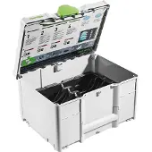 Festool SYS-STF D 150 4S Systainer³ ( 576843 ) Systemkoffer mit Einlage für Schleifmittel Ø 150 mm