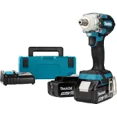 Makita 18 V LXT Schlagschrauber 330 Nm - mit 2 Akkus 5Ah - Ladegerät - MAKPAC - DTW301RTJ