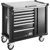 Facom Mobile Werkbank JET+ mit 7 Schubfächern - schwarz