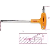 Beta Sechskant Stiftschlüssel 96TBP mit Quergriff und Kugelkopf 2.5 mm