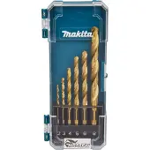 Makita Set mit 6 Metallbohrern HSS-TiN