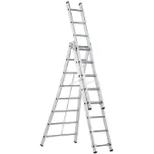 Altrex 515308 Kibo 3-teilige Reformleiter 3 x 8 Sprossen