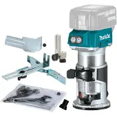 Makita DRT50ZX4 Akku-Oberfräse 1/4" 3/8" Solo 18V Li-Ion ohne Akku/Ladegerät