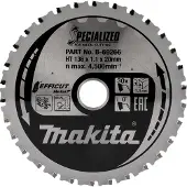 Makita EFFICUT Sägeblätter für Metall 136 x 20 mm - 30 Zähne