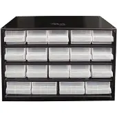 Raaco Stahl-Schubladenschrank mit 19 Schubladen - 30,6 x 15 x 19,5 cm