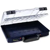 Raaco CarryLite 55 4x8-0/DLU, Blau, Polycarbonat (PC), Polypropylen (PP), 337 mm, 278 mm, 58 mm, 806 g