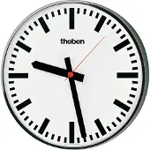 Theben 5009241 KNX Nebenuhr, einseitige Wanduhr OSIRIA 241 BR KNX