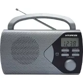 Hyundai PR 200S, Tragbar, Analog, AM, FM, LCD, Grau, C