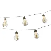 Lumineo LED Lichterkette Blume warmweiß für Innen 180cm Batterie