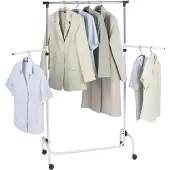 Wenko Kleiderständer Garderobenständer Kleiderstange Standgarderobe Trio 2 Arme